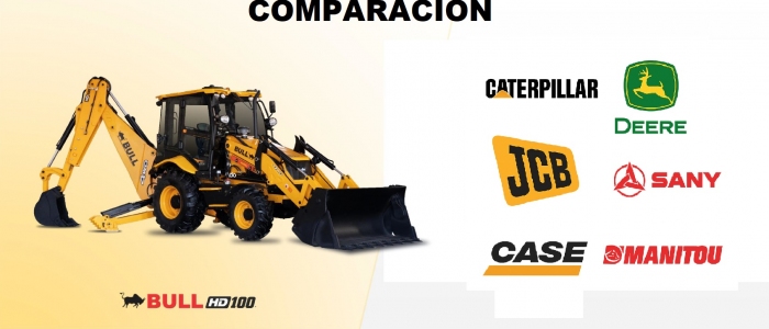 BULL HD 100 Vs  CASE 575 SV INDIA