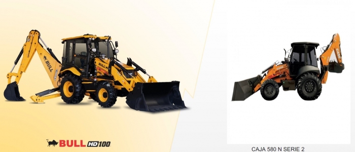 BULL HD 100 vs. CASE 580